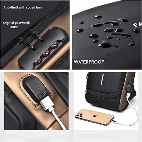 BANDOLERA MOCHILA BOLSO ANTIROBO